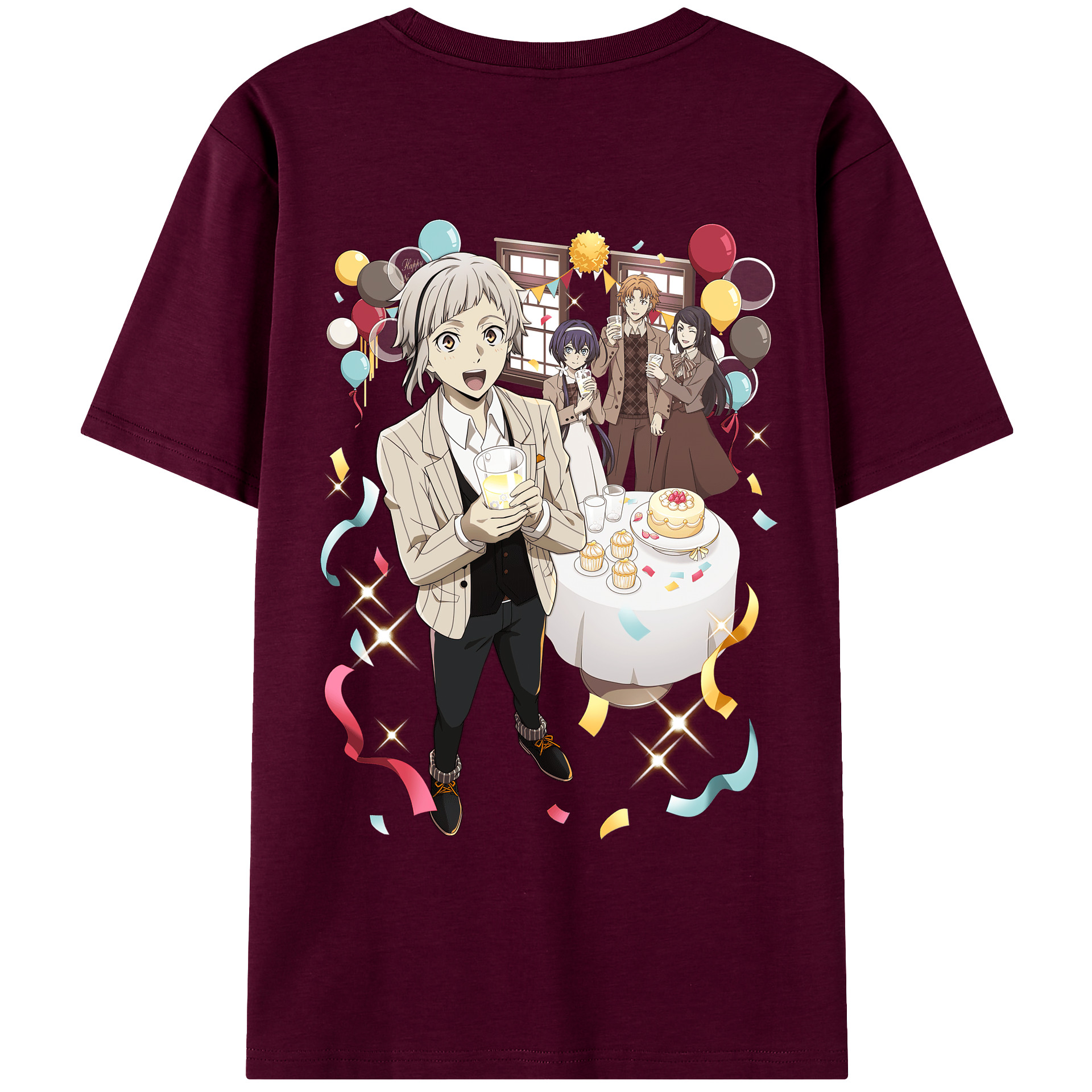 （画像用） 文豪ストレイドッグス Bungo Stray Dogs レディース半袖Tシャツ(バックプリント)